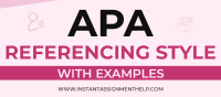 APA Referencing Style with Examples  
