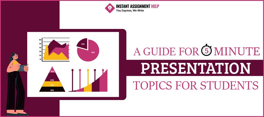 A Guide for 5-Minute Presentation Topics for Students by Instant Assignment help