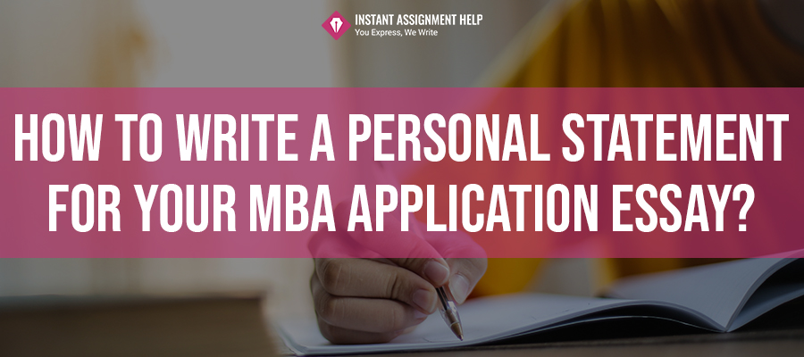 Engaging MBA Personal Statement