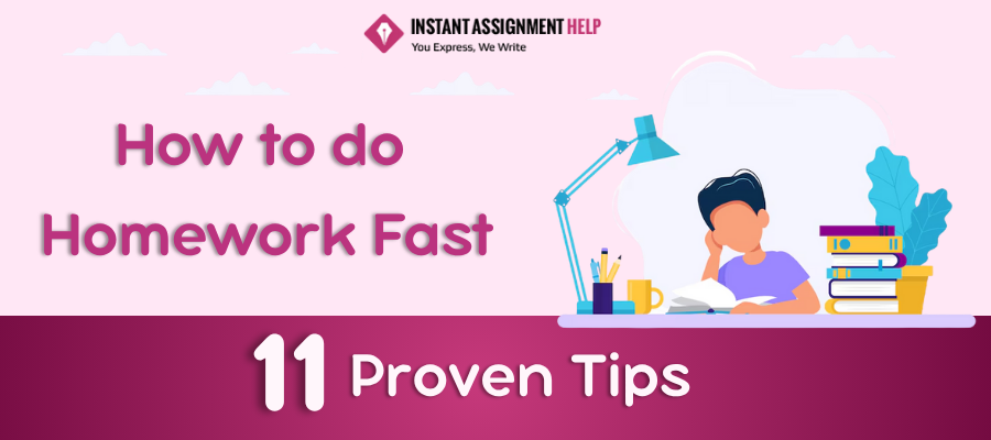 How to do homework fast