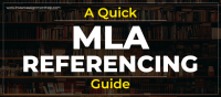 A Quick MLA Referencing Guide
