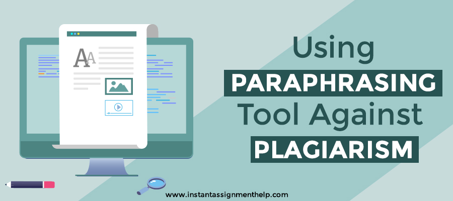 using paraphrasing tool against plagiarism