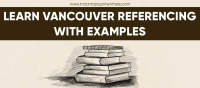 Learn Vancouver Referencing with Examples