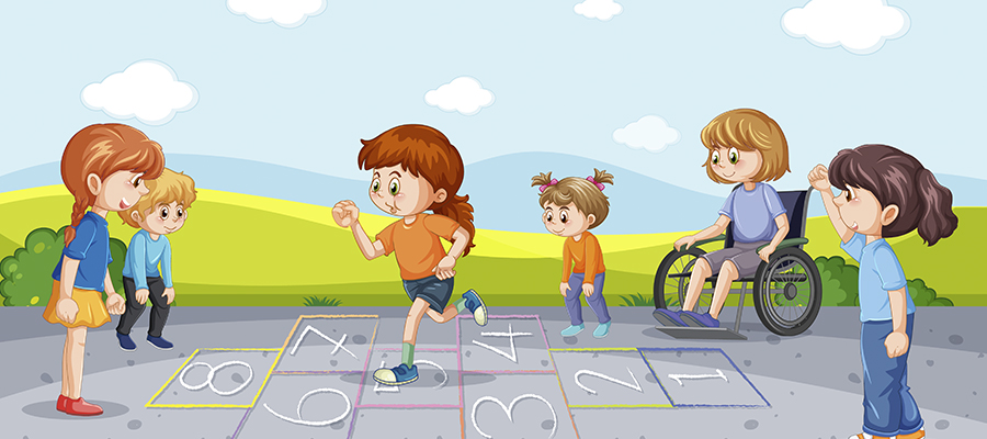 Play childhood games